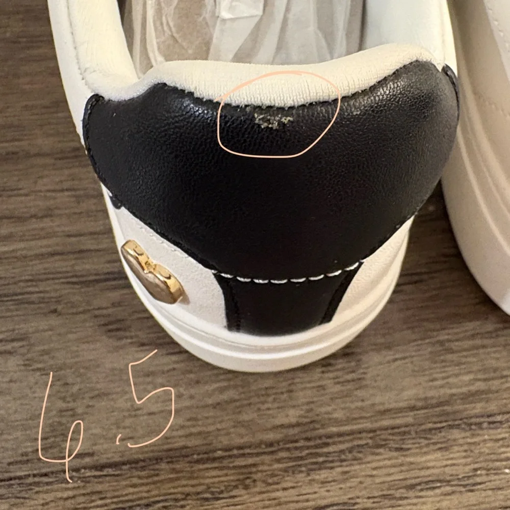 NEW [Karl Lagerfeld] Candace Signature Logo Sneakers Black/White Women’s 6 & 6.5 - Picture 10 of 12